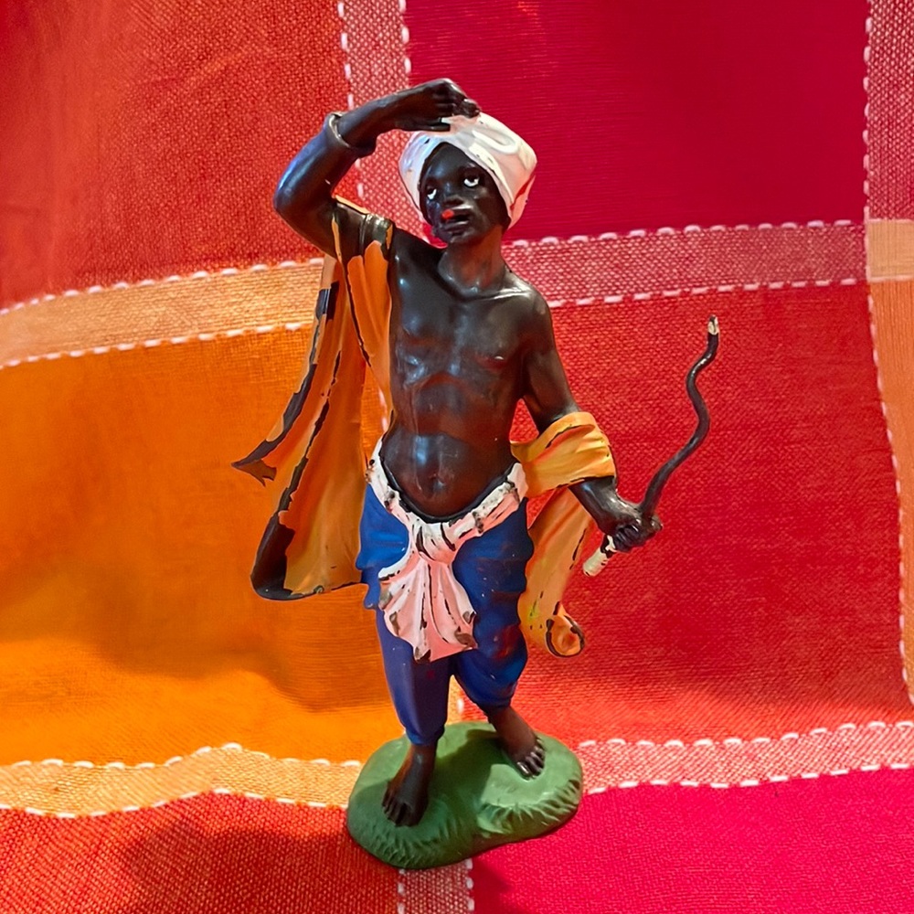 Vintage Fontanini Italy Depose Malachi Camel Driver Nativity Figurine!